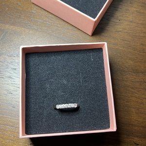 9 ct gold diamond half eternity ring